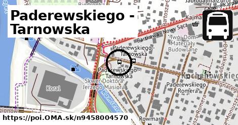 Paderewskiego - Tarnowska