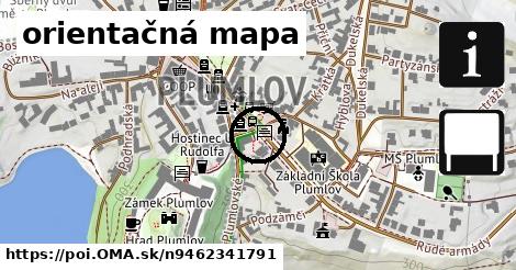 orientačná mapa