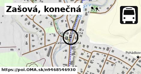 Zašová, konečná