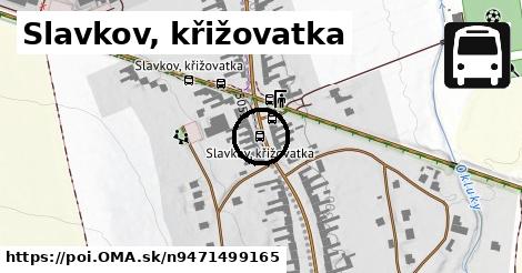 Slavkov, křižovatka