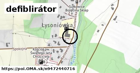 defiblirátor