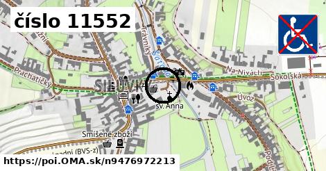 číslo 11552