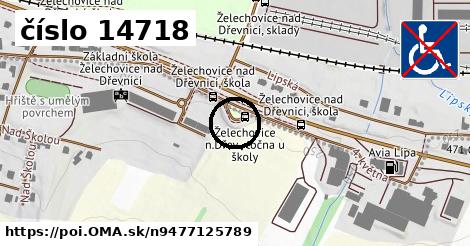 číslo 14718