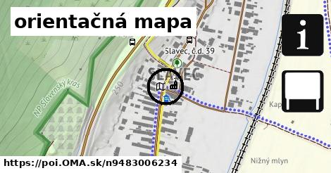 orientačná mapa