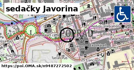 sedačky Javorina