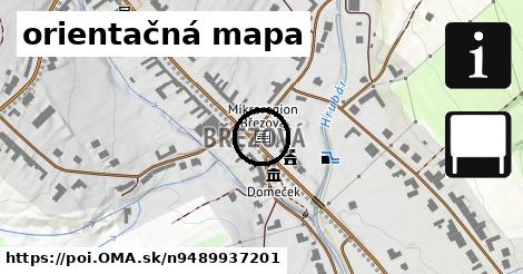 orientačná mapa