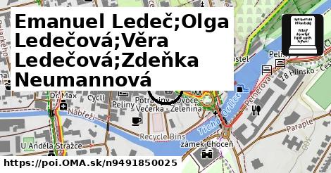 Emanuel Ledeč;Olga Ledečová;Věra Ledečová;Zdeňka Neumannová