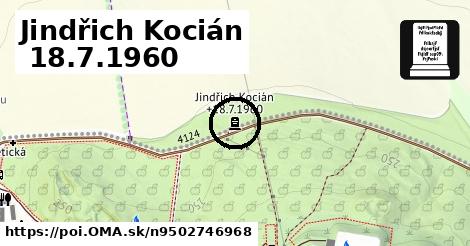 Jindřich Kocián +18.7.1960