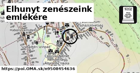 Elhunyt zenészeink emlékére