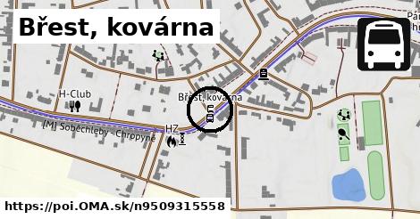 Břest, kovárna