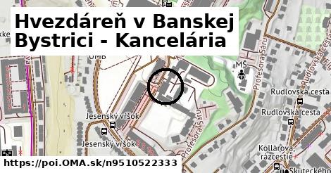 Hvezdáreň v Banskej Bystrici - Kancelária