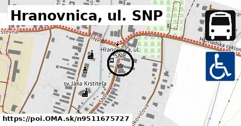 Hranovnica, ul. SNP