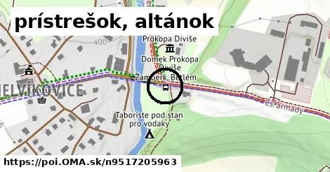 prístrešok, altánok