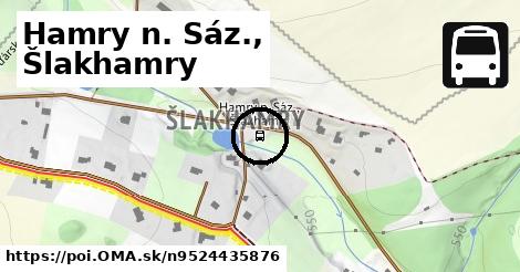 Hamry n. Sáz., Šlakhamry