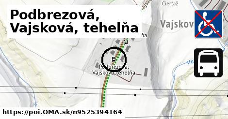 Podbrezová, Vajsková, tehelňa