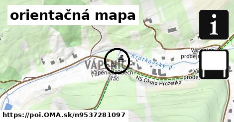 orientačná mapa