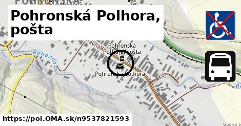 Pohronská Polhora, pošta