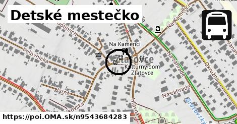 Detské mestečko