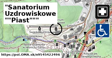 "Sanatorium Uzdrowiskowe ""Piast"""