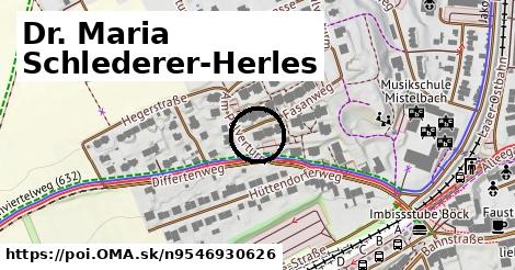 Dr. Maria Schlederer-Herles