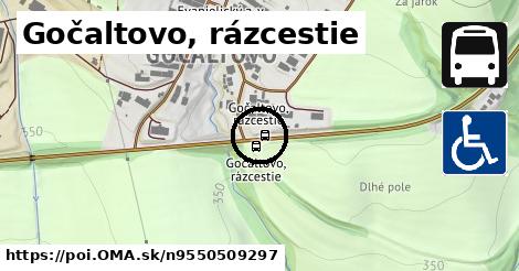 Gočaltovo, rázcestie