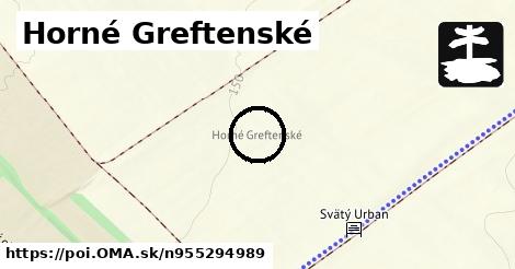 Horné Greftenské