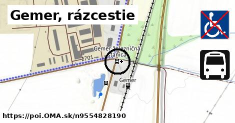 Gemer, rázcestie