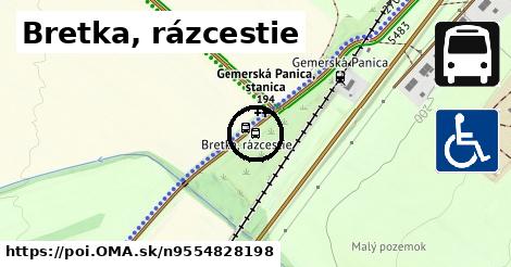 Bretka, rázcestie