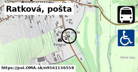 Ratková, pošta