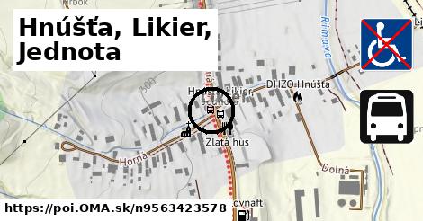 Hnúšťa, Likier, Jednota