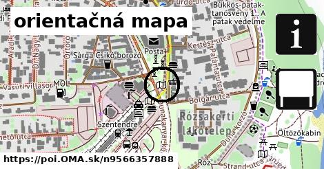 orientačná mapa