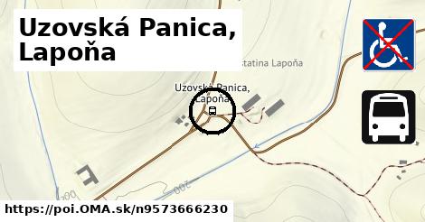 Uzovská Panica, Lapoňa