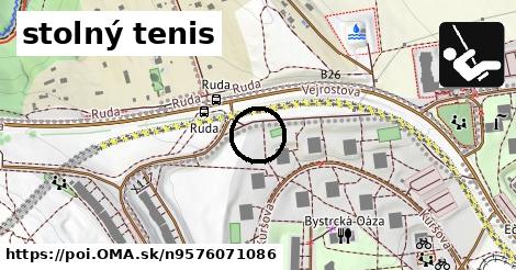 stolný tenis