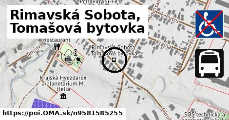 Rimavská Sobota, Tomašová bytovka