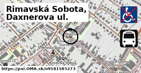 Rimavská Sobota, Daxnerova ul.