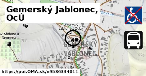 Gemerský Jablonec, OcÚ