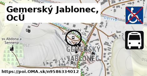 Gemerský Jablonec, OcÚ