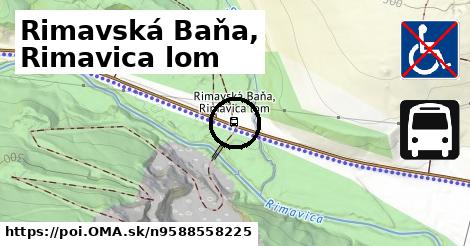 Rimavská Baňa, Rimavica lom