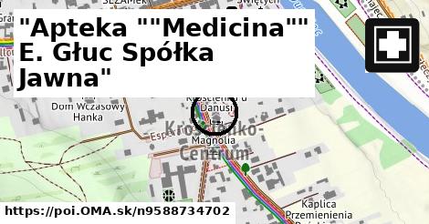 "Apteka ""Medicina"" E. Głuc Spółka Jawna"