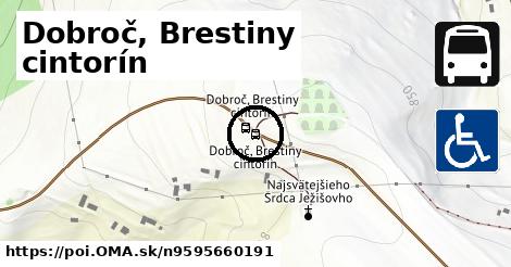 Dobroč, Brestiny cintorín