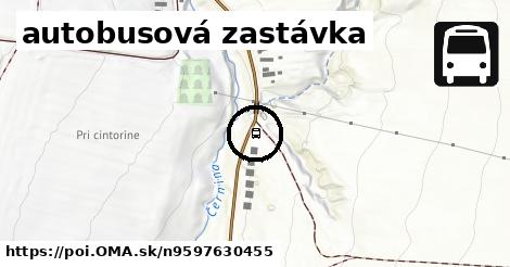 autobusová zastávka