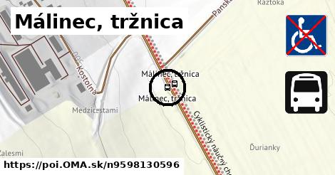 Málinec, tržnica