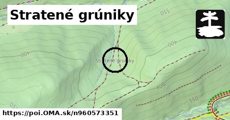 Stratené grúniky