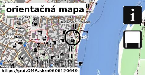 orientačná mapa