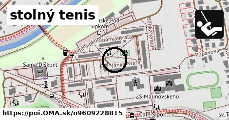 stolný tenis