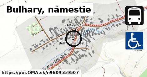 Bulhary, námestie