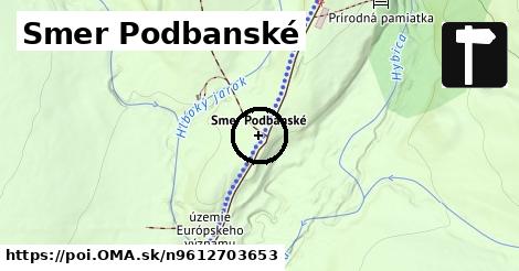 Smer Podbanské