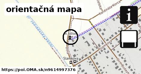 orientačná mapa