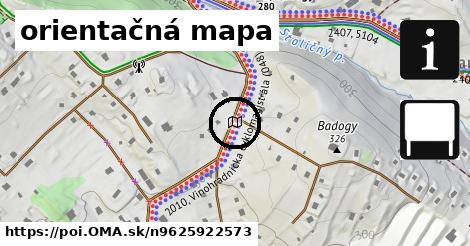 orientačná mapa