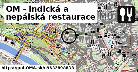 OM - indická a nepálská restaurace